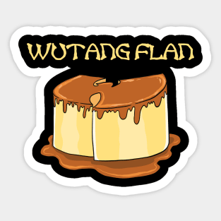 wutang flan Sticker